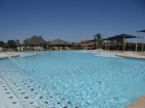 Community Pool with Tiled Steps