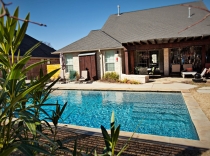 Custom Lap Pool with Sundeck