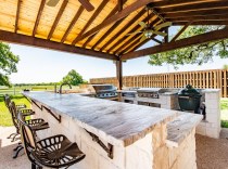 Outdoor Kitchen and Spa