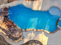 Custom-Pool-with-raised-spa-and-slide