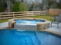 Rustic Horseshoe Custom Spa