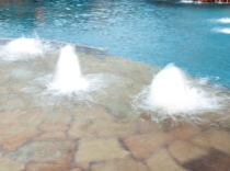 Bubblers with Flagstone Sundeck