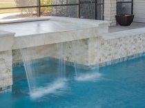 Custom water sheet fountain