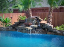 Flat Stone Custom Waterfall