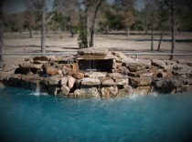 Stacked Stone Waterfall